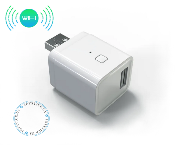 Smart Wi-Fi adapter with 1 USB port Tuya Smart 1CH Color White